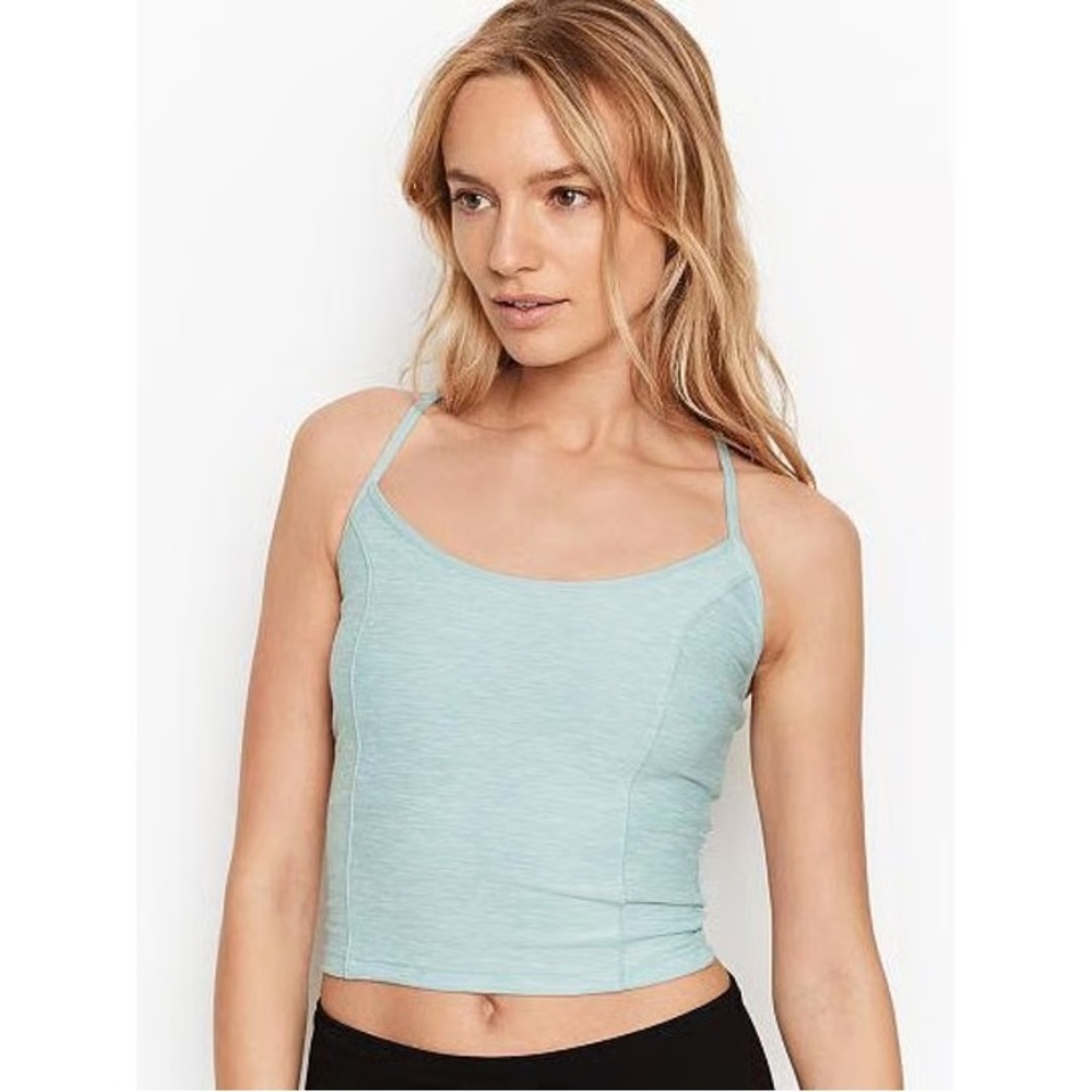 Victoria’s Secret Light Blue Essential Tank Top Women’s Size Medium - Picture 2 of 8